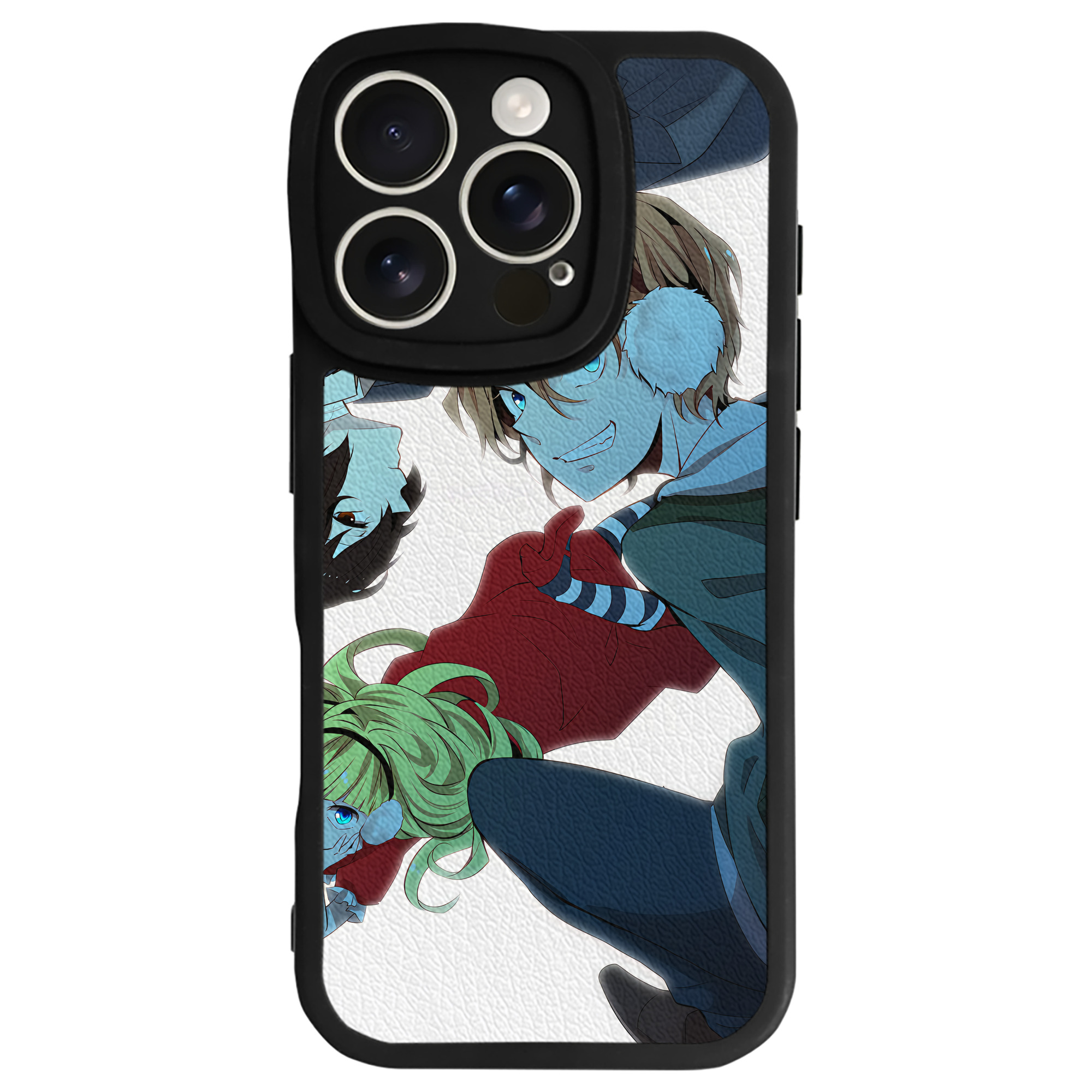（画像用） 文豪ストレイドッグス Bungo Stray Dogs 【iPhone 16シリーズ対応】シリコンスマホケース（レザー調） 材質：シリコン